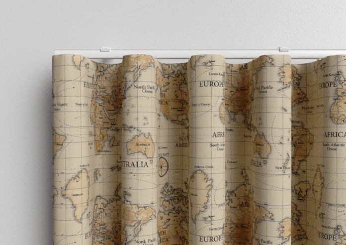 Maps, Multi - Made to Measure Curtains - Image 13
